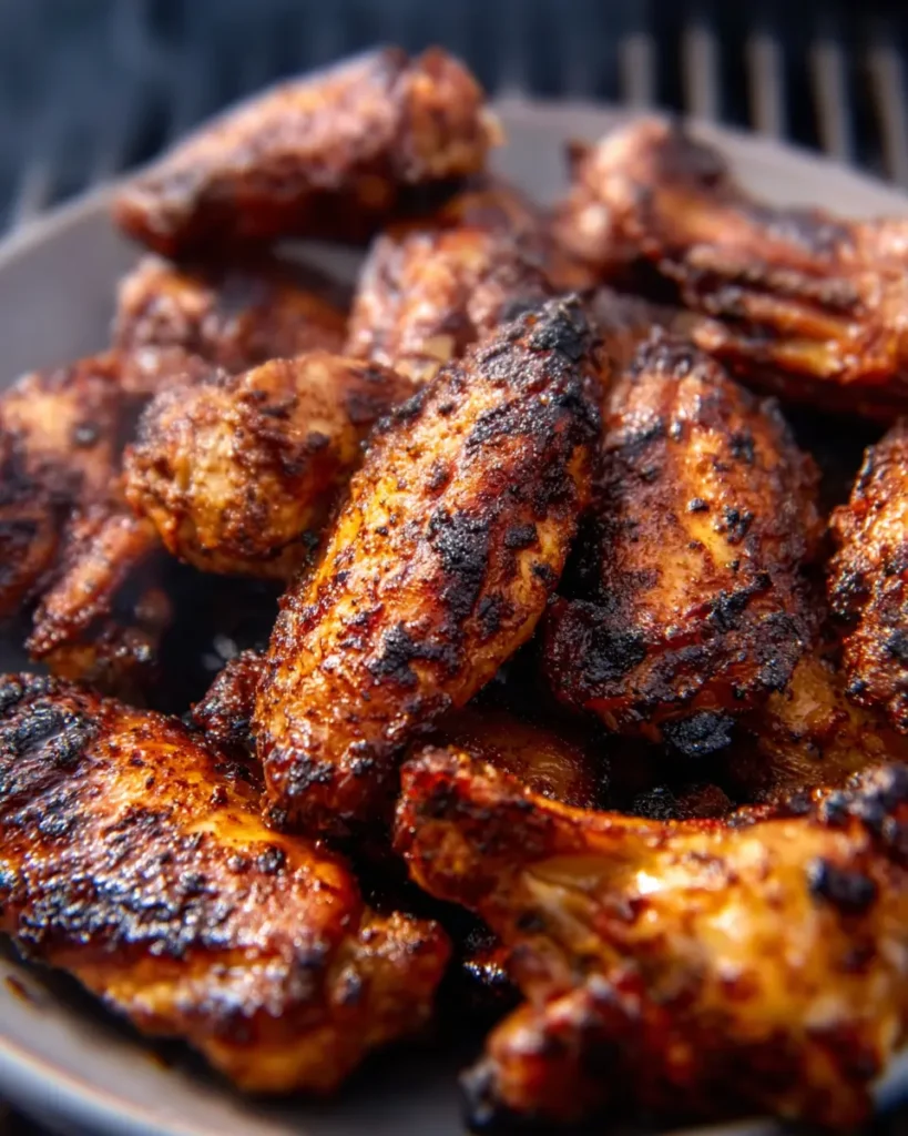 Grilled chicken wings