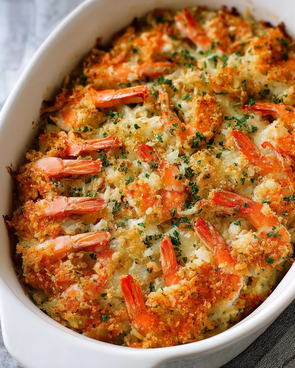 Baked Stuffed Shrimp Casserole