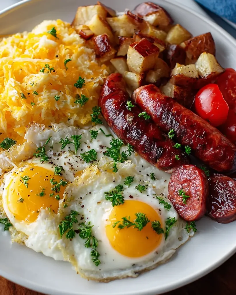 Southern Sausage Breakfast Plate