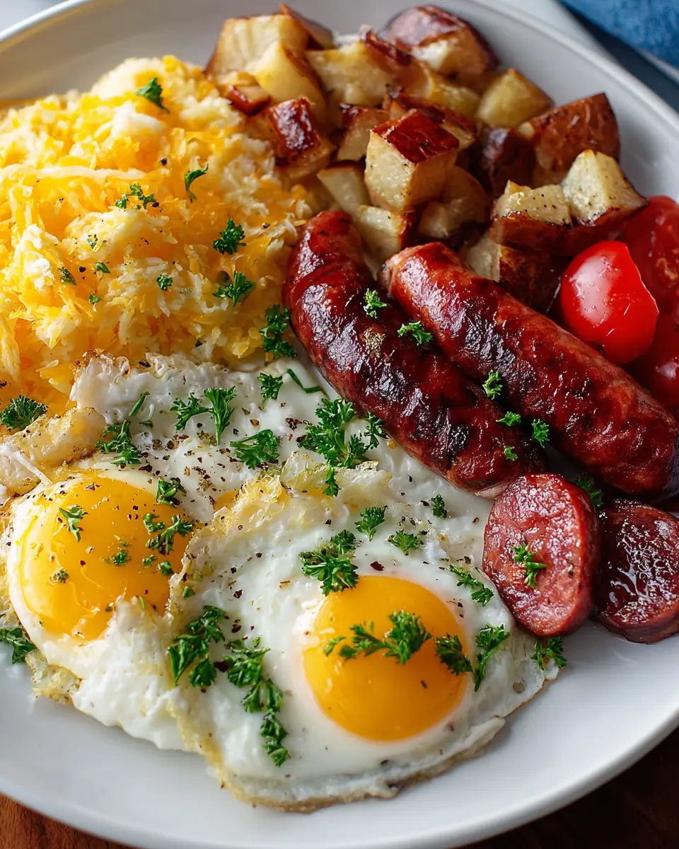 Southern Sausage Breakfast Plate