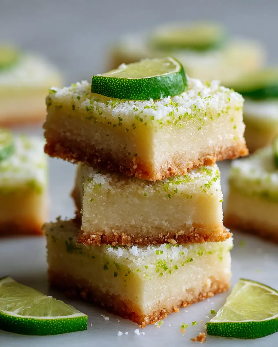 Lime Shortbread Bars