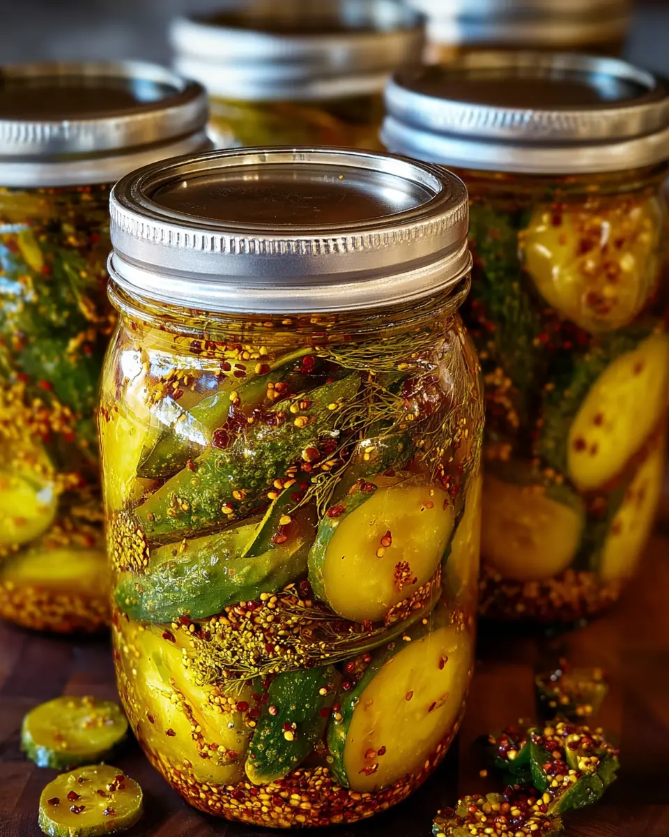 Homemade Mustard Pickles
