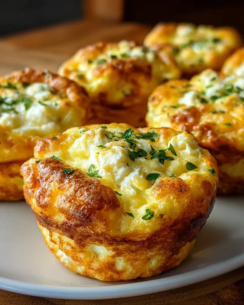 Fluffy Cottage Cheese Egg Muffins