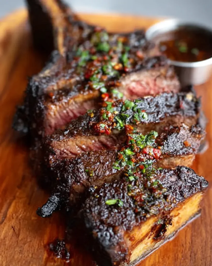 Spicy Garlic Tomahawk Beef Steak Recipe for Juicy BBQ Delight