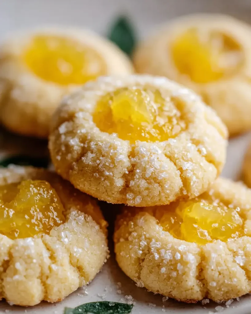 Lemon Thumbprint Cookies