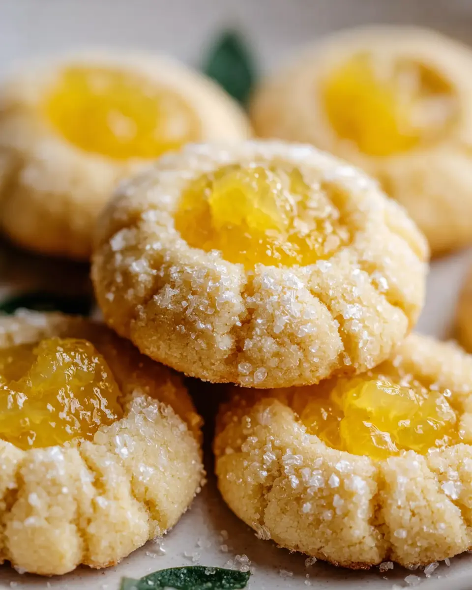 Lemon Thumbprint Cookies