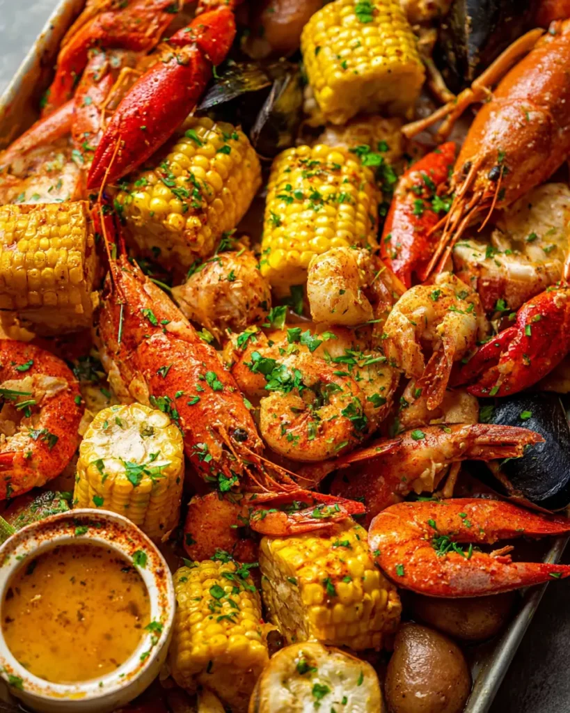 Seafood Boil with Garlic Cajun Butter