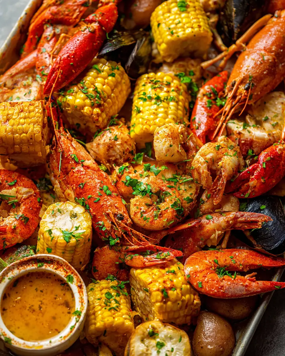 Seafood Boil with Garlic Cajun Butter