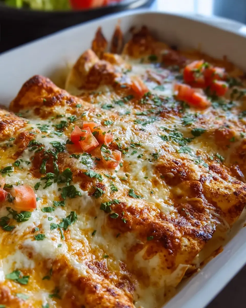 Cream Cheese Chicken Enchiladas
