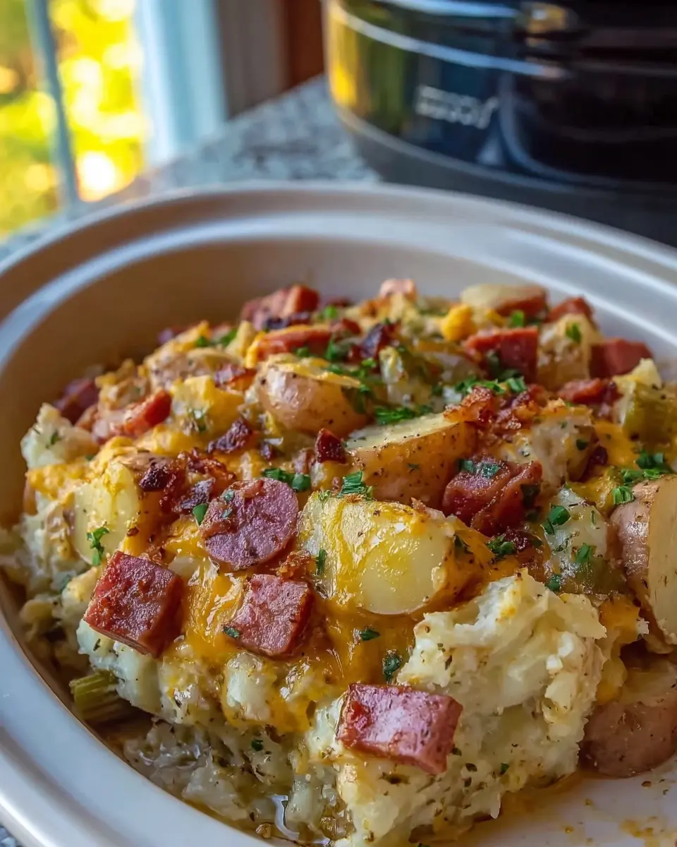 Crock Pot Swamp Potatoes
