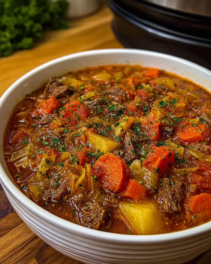 Amish Cabbage and Beef Stew