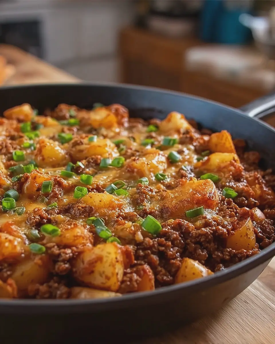 Sloppy Joe Potato Skillet
