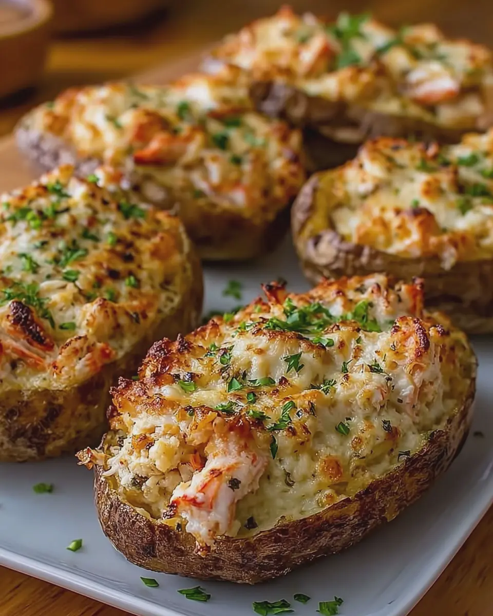 Seafood Baked Potatoes