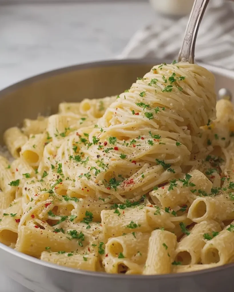Easy Garlic Parmesan Pasta