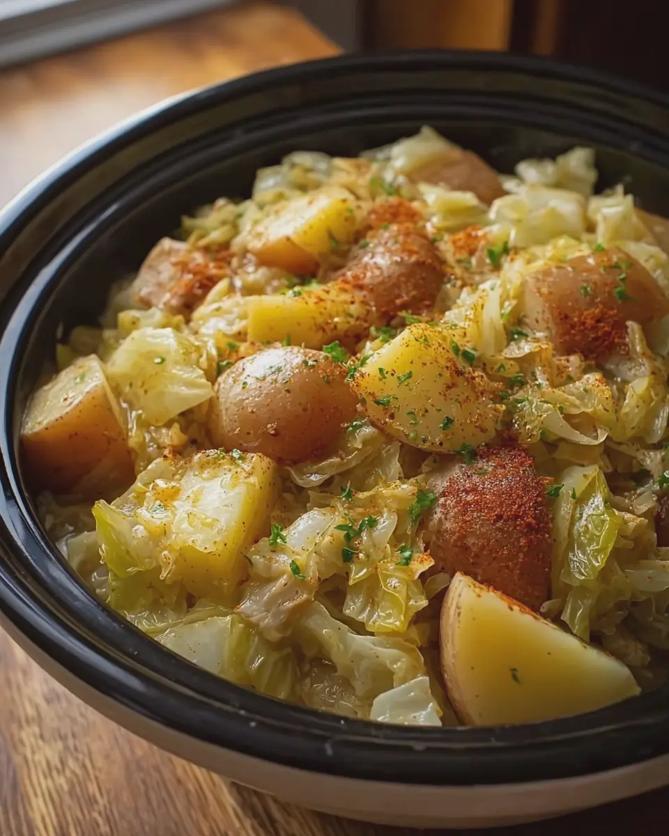 Slow Cooker Cabbage and Potatoes A Cozy Delicious Delight