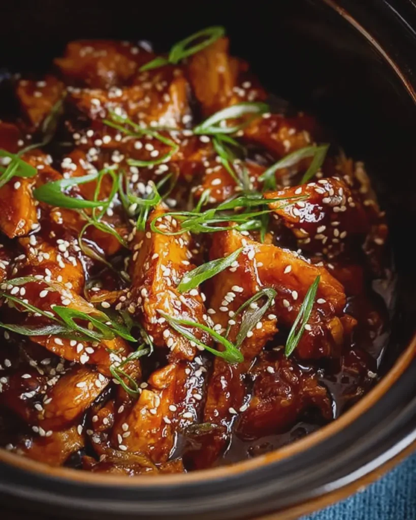 Slow Cooker Honey Sesame Chicken