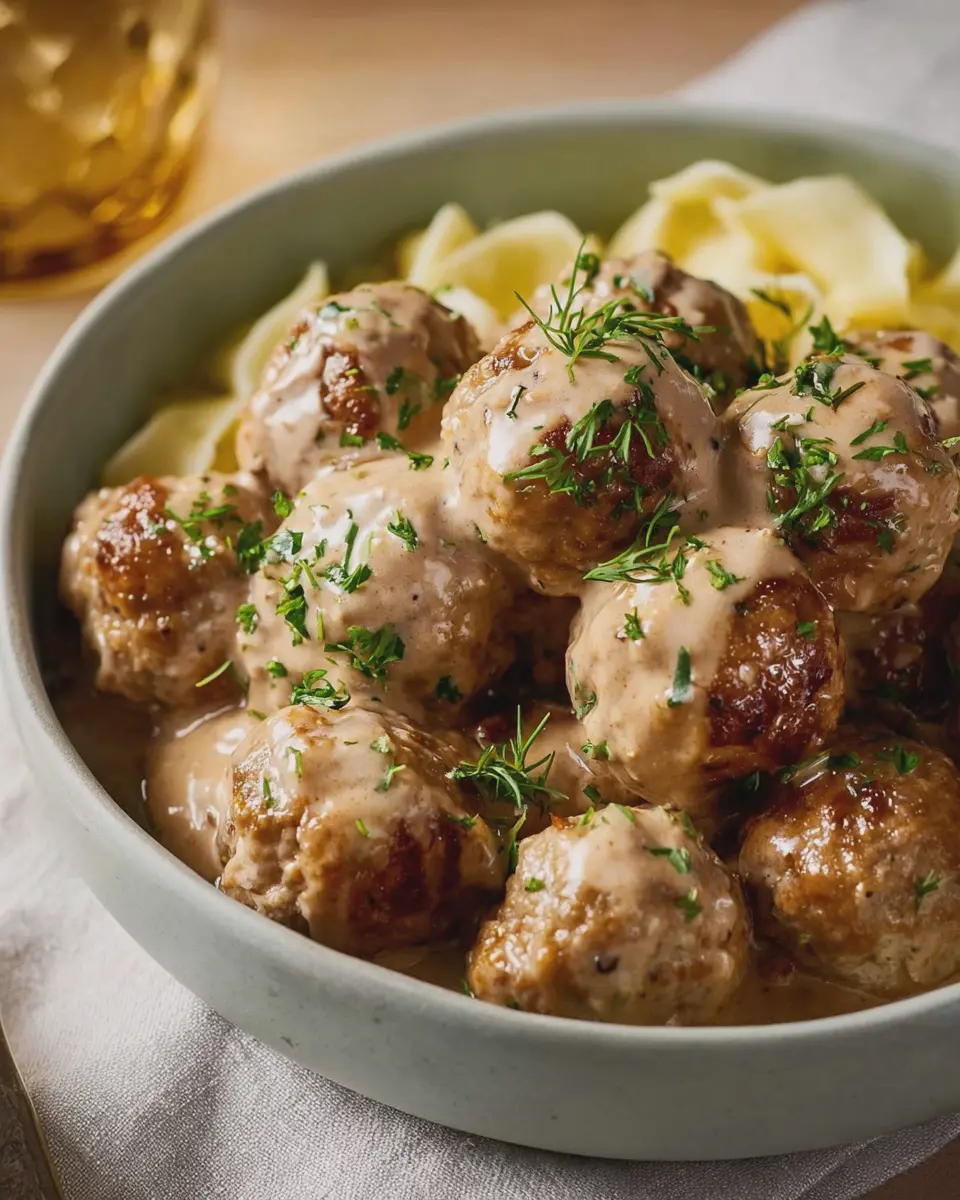 Crockpot Swedish Meatballs