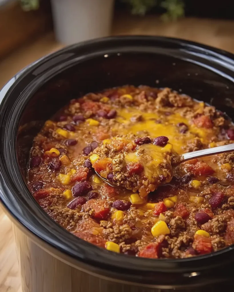 Slow Cooker Cowboy Casserole