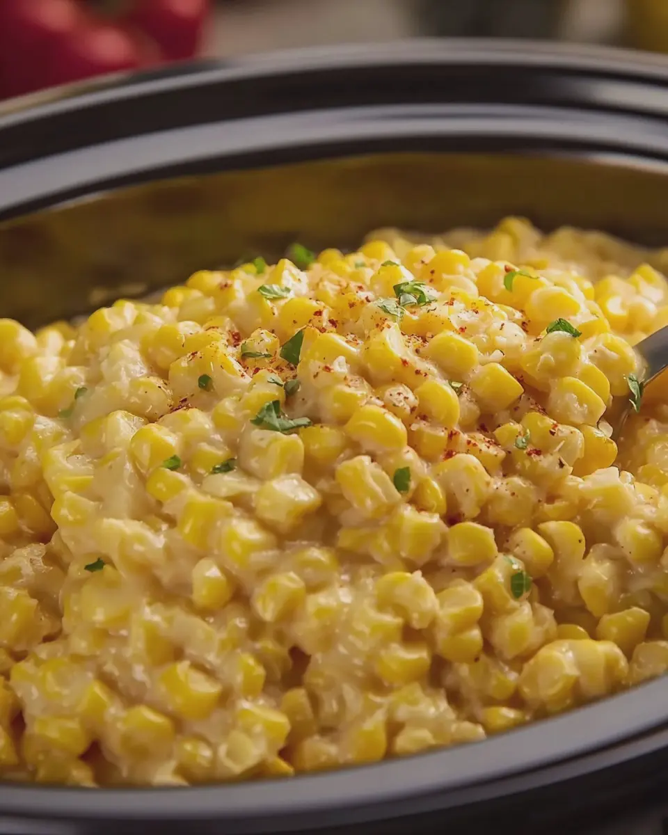 Slow Cooker Creamed Corn