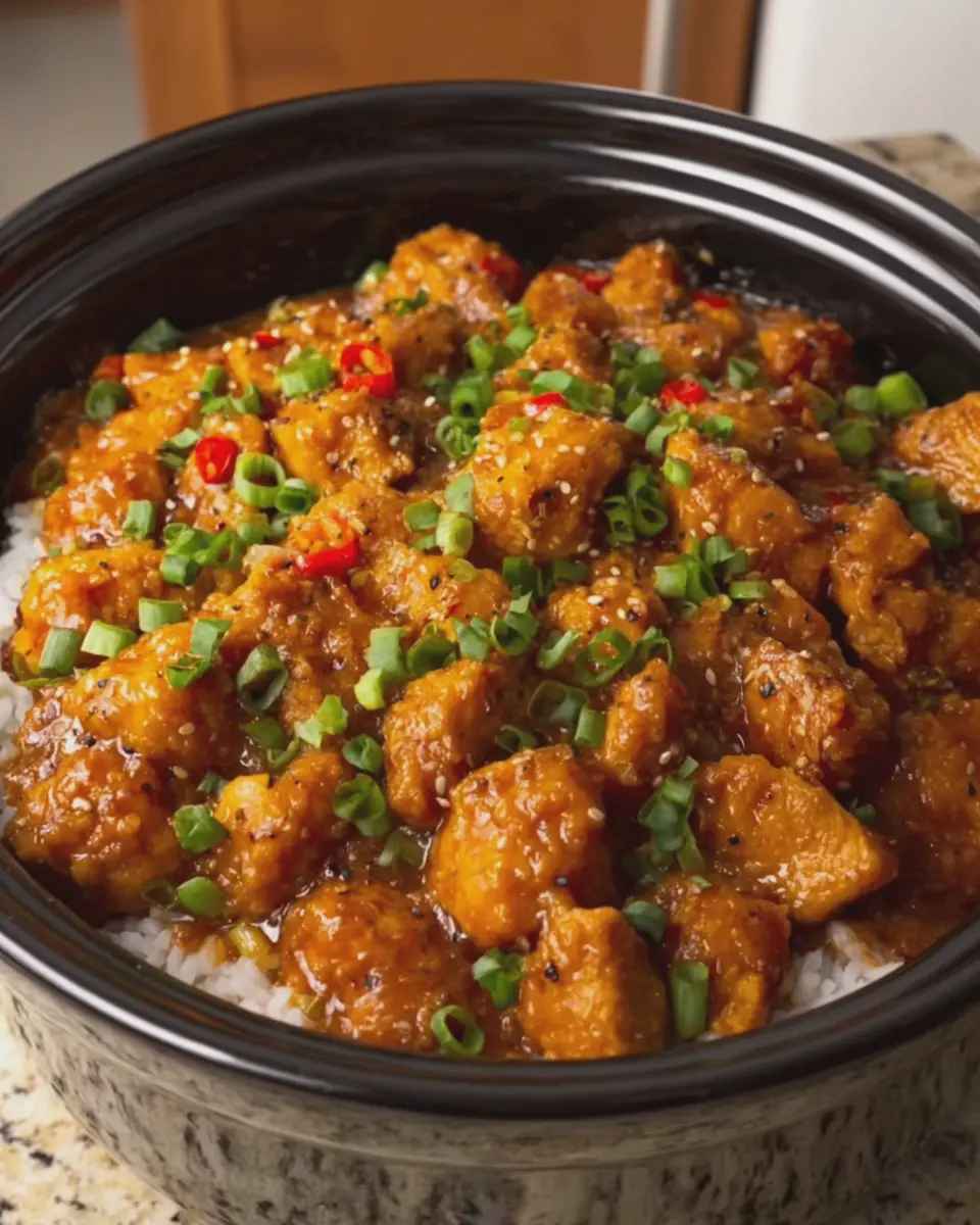 Crockpot Orange Chicken