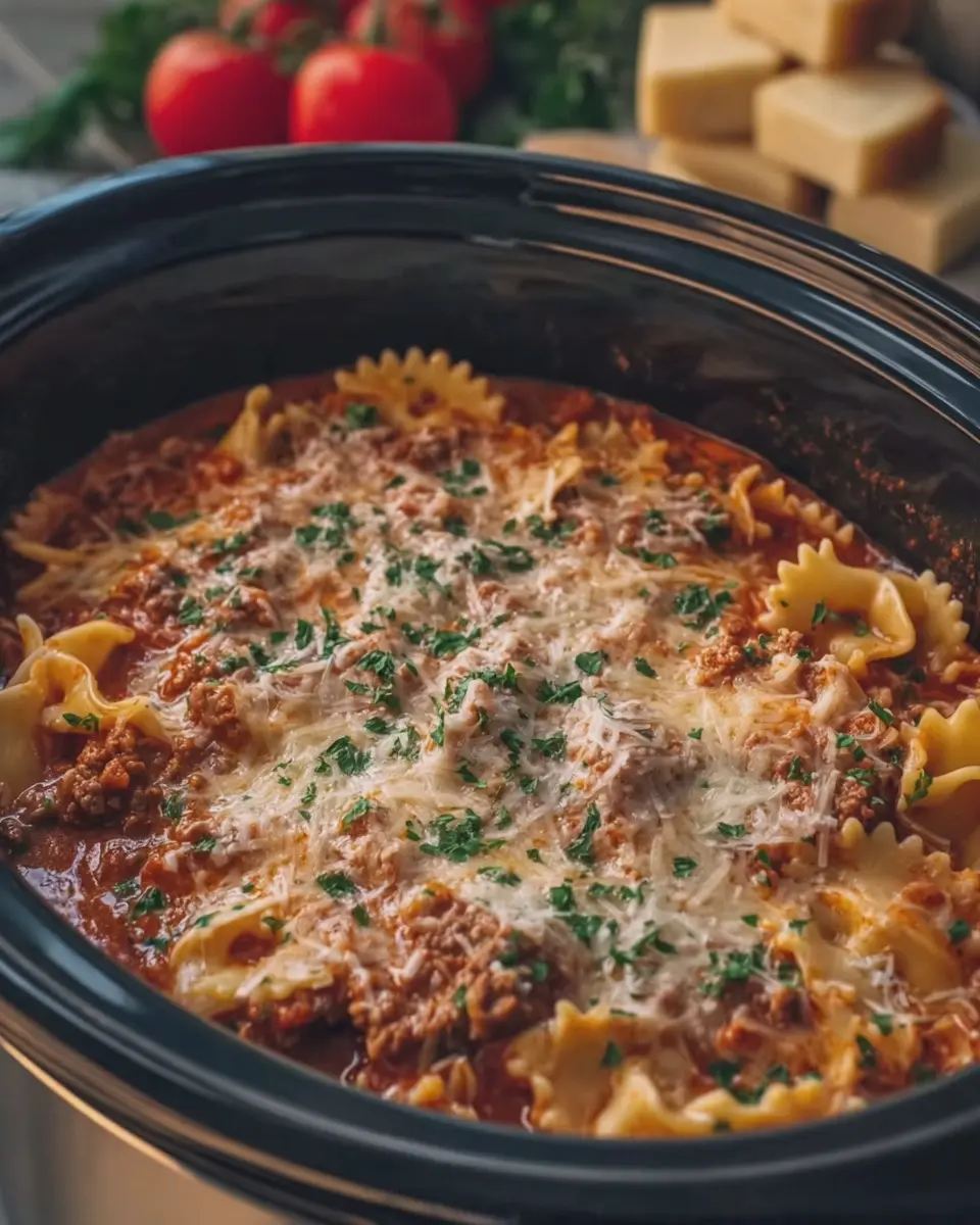 Crockpot Lasagna Soup
