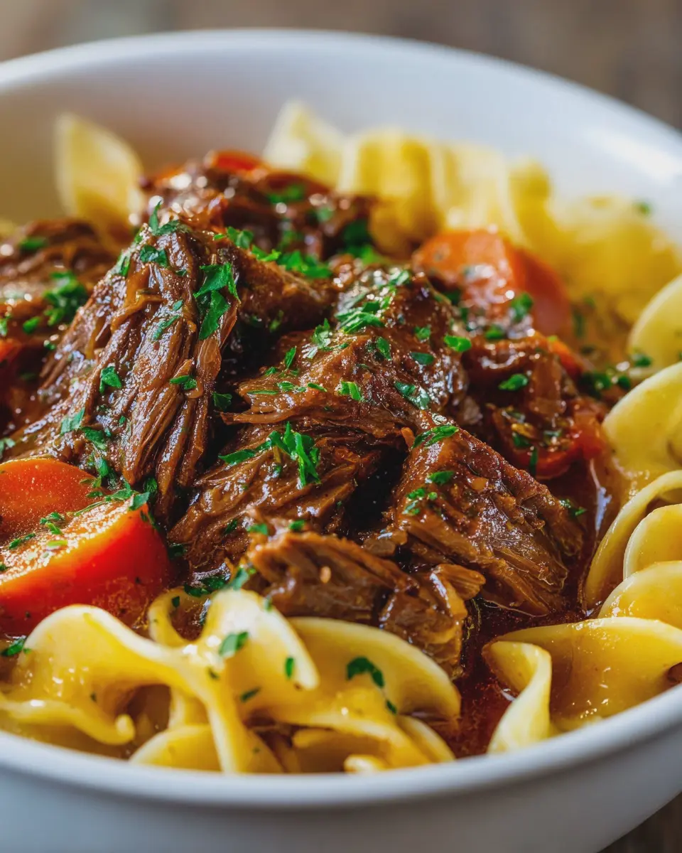 Crockpot Beef and Noodles Easy Comfort Food Your Family Will Love