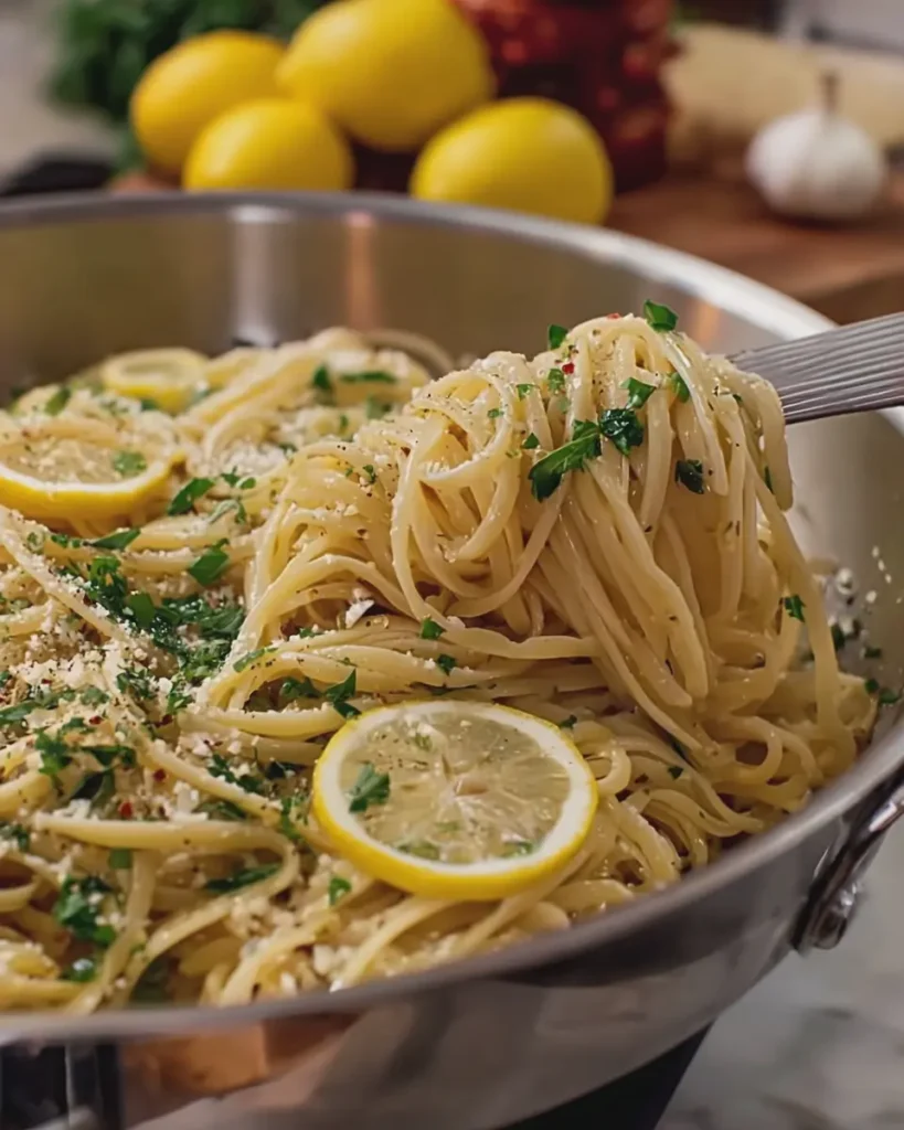 Lemon Garlic Pasta