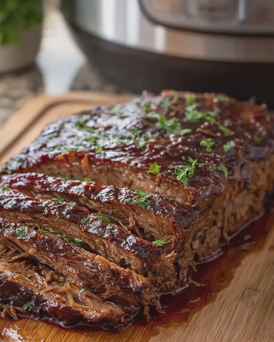 Slow Cooker BBQ Brisket