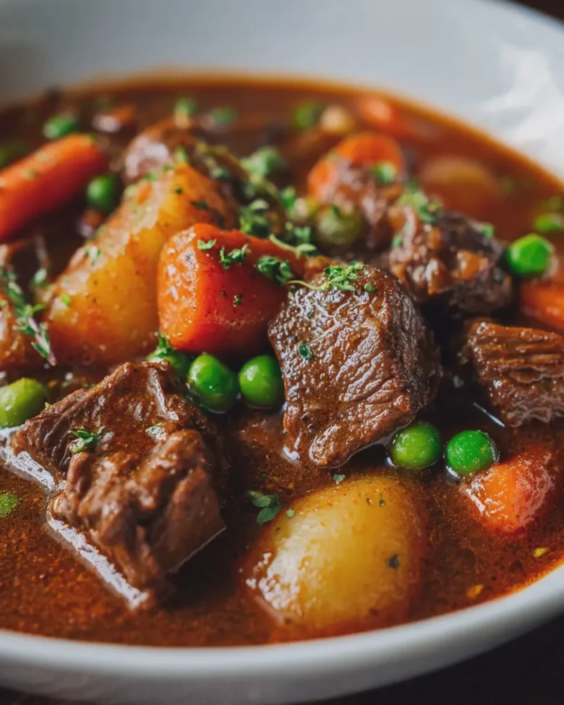 SLOW COOKER AMISH VEGETABLE BEEF STEW