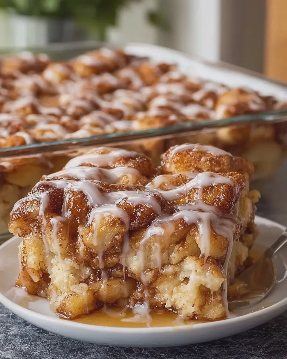 Delicious Cinnamon Roll Apple Pie Casserole for Family Fun