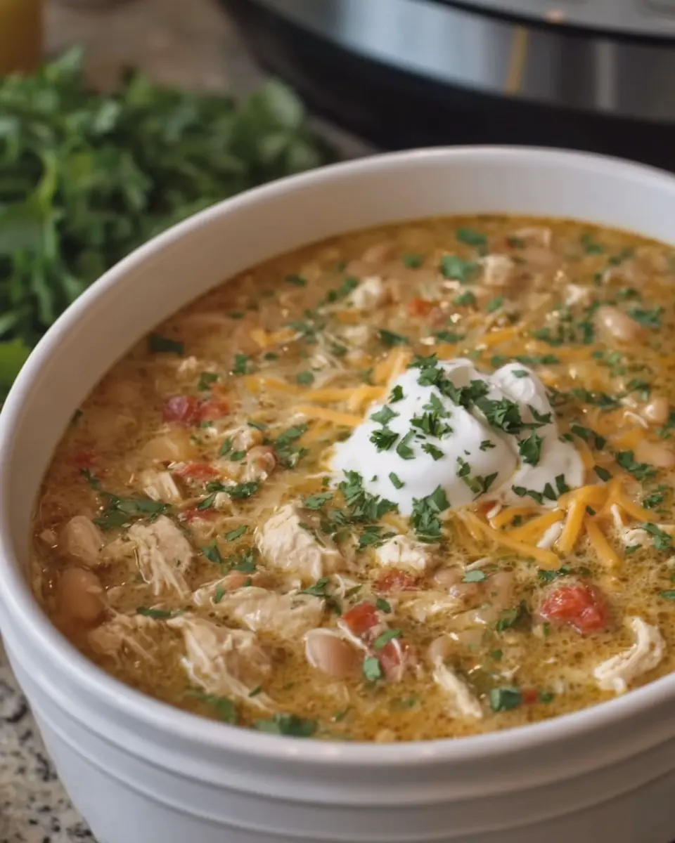 Dump and Go White Chicken Chili