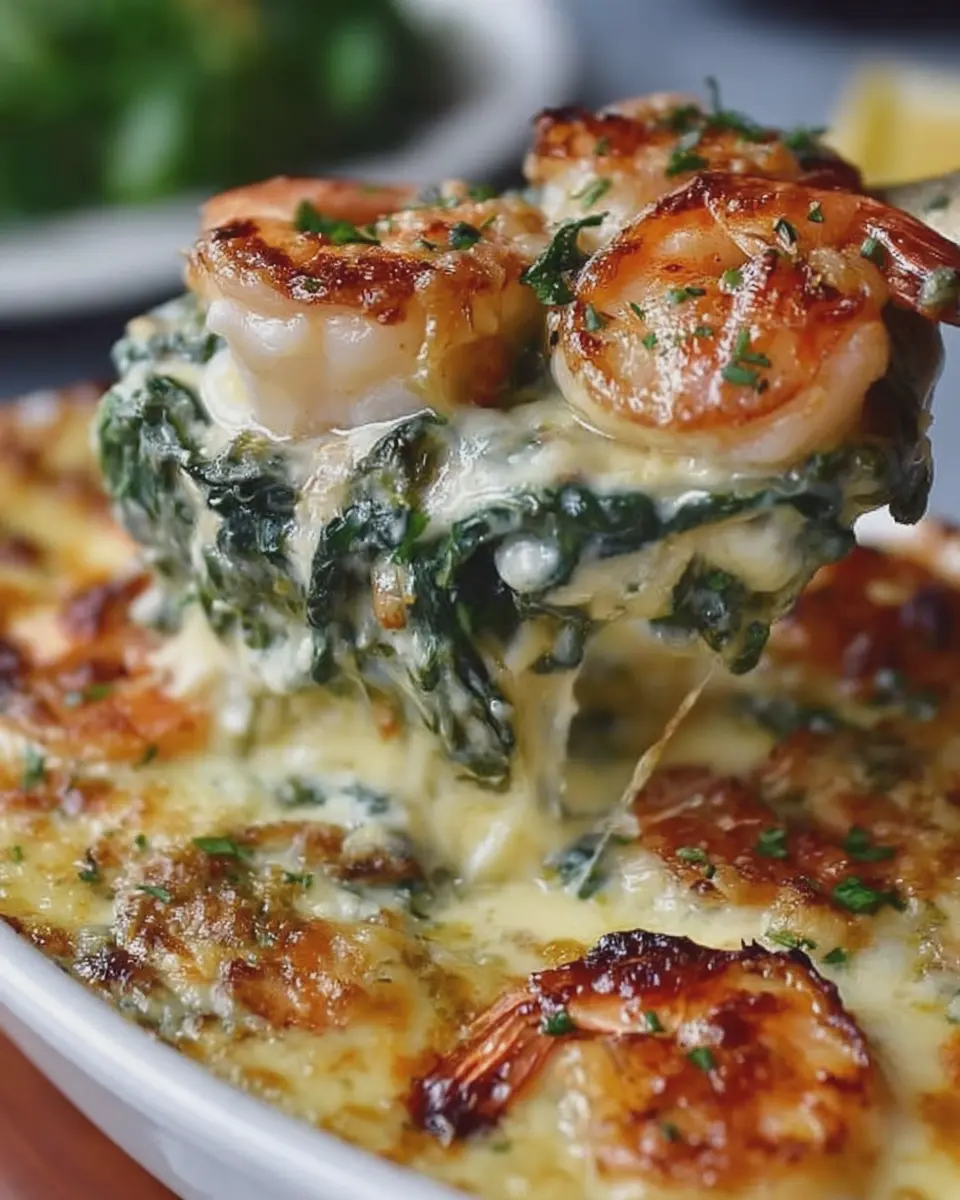 Seafood Spinach Rockefeller