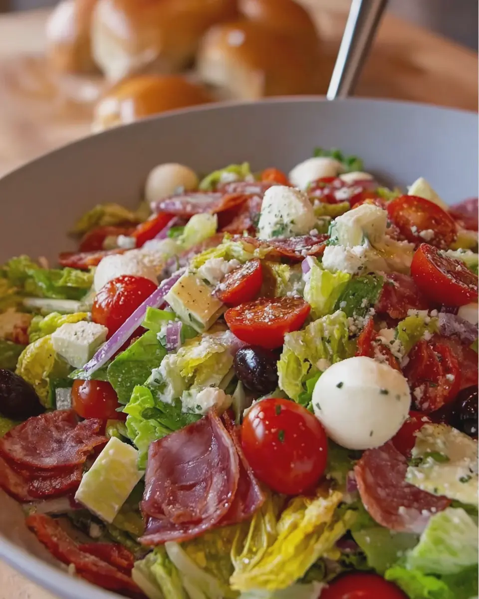 Bold Zesty Italian Chopped Salad