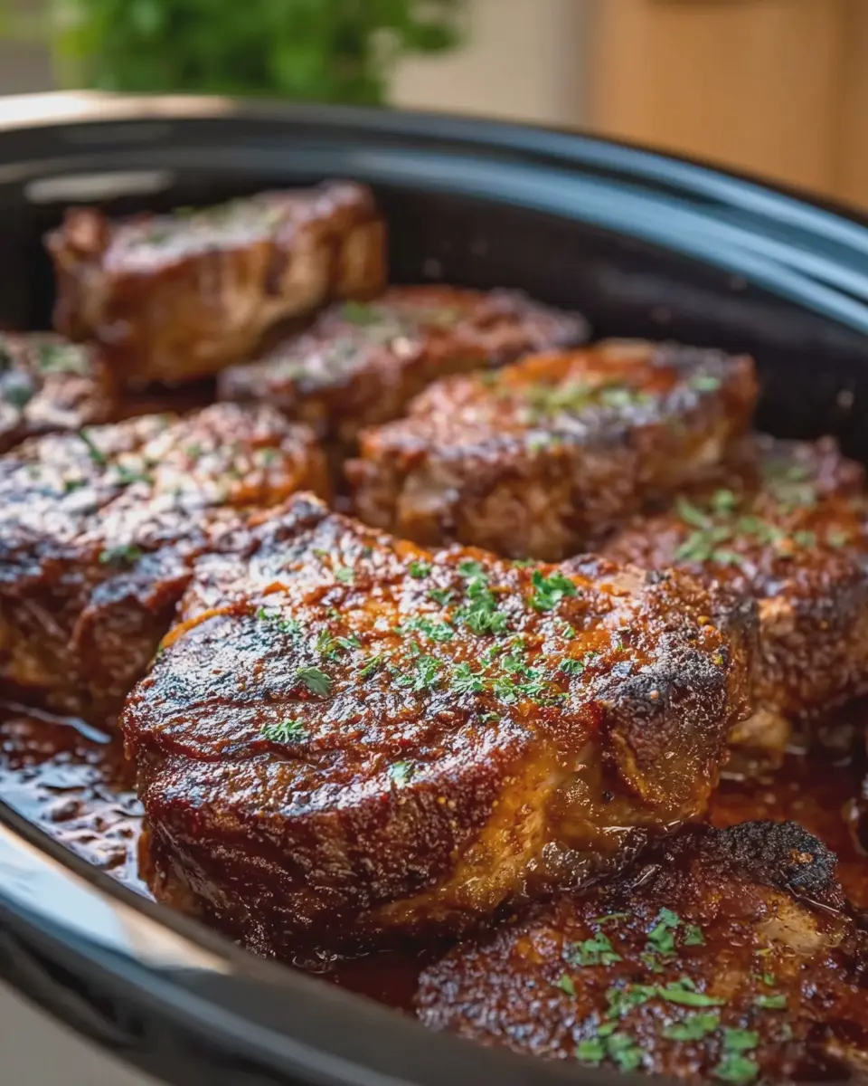 Ingredient Slow Cooker Weekend Kickoff Beef Chops
