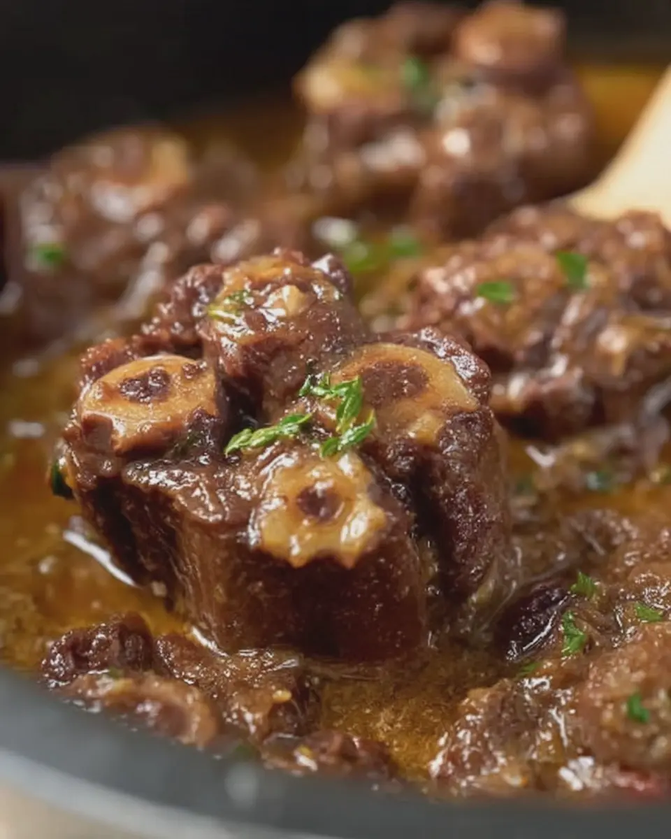 3-Ingredient Slow Cooker Beef Oxtails