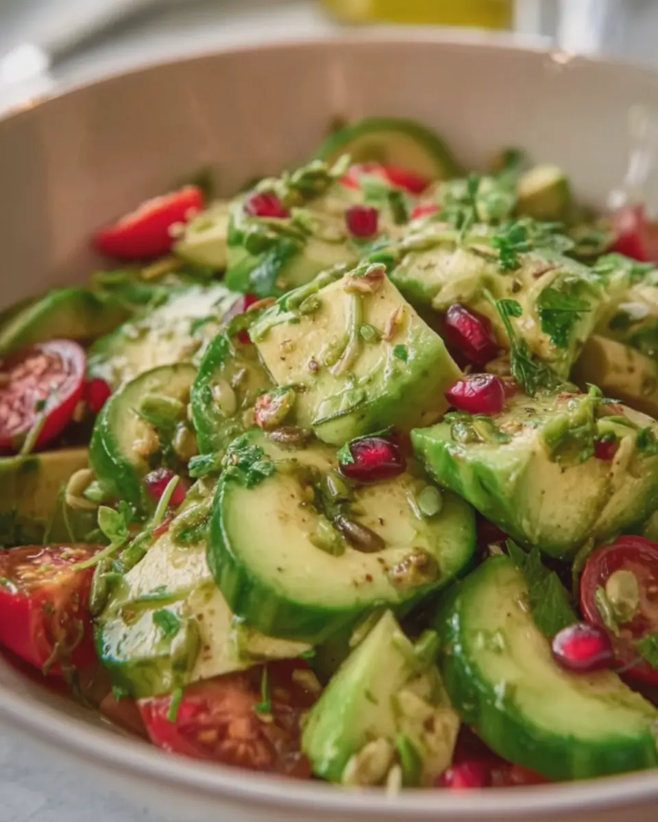 Healthy Crunch Avocado Salad