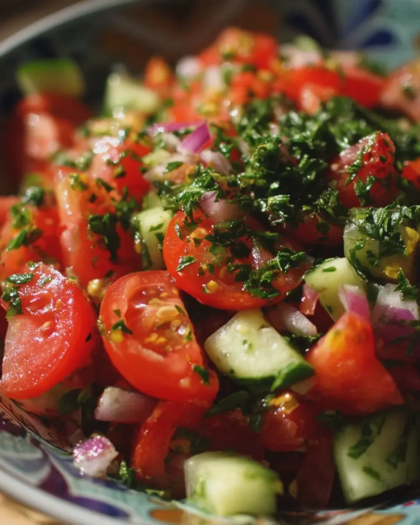 Easy Shirazi Salad Recipe