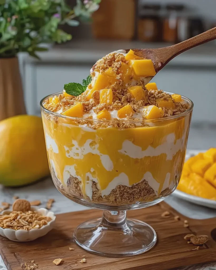 Mango Graham Gulaman Dessert