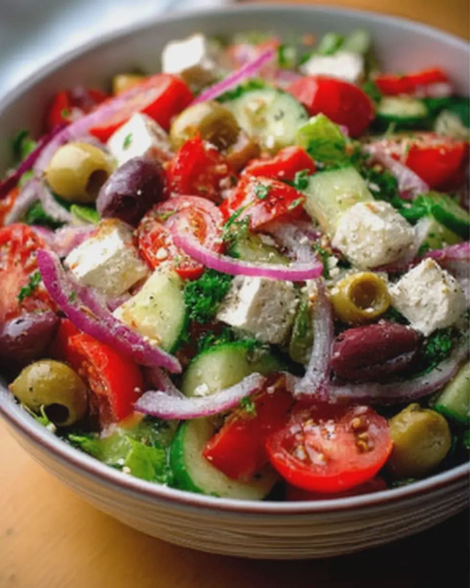 Fresh Mediterranean Summer Salad Recipe