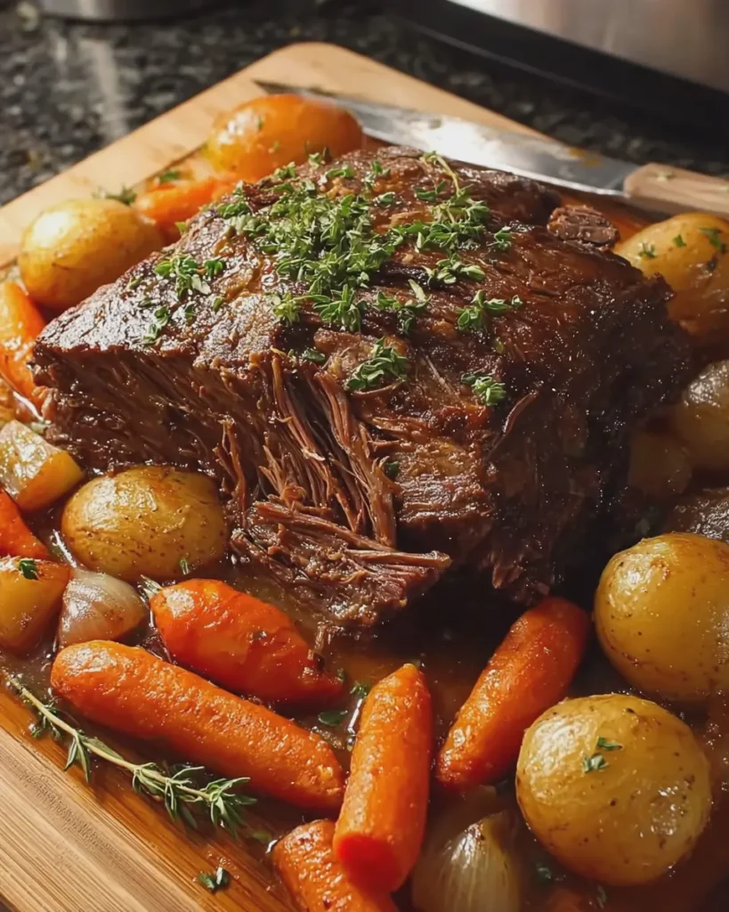 Slow Cooker Amish Pot Roast