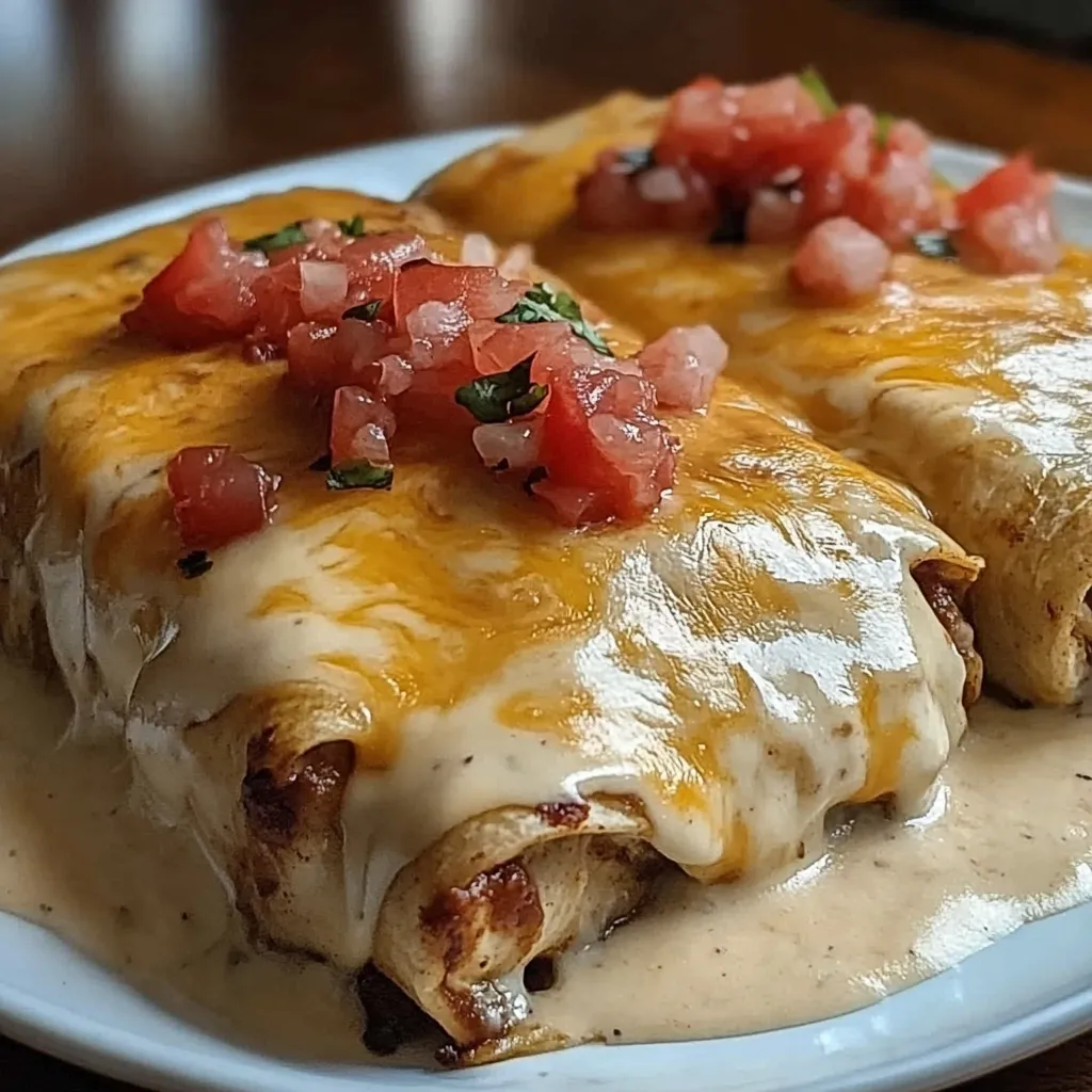 Creamy Chicken Enchiladas