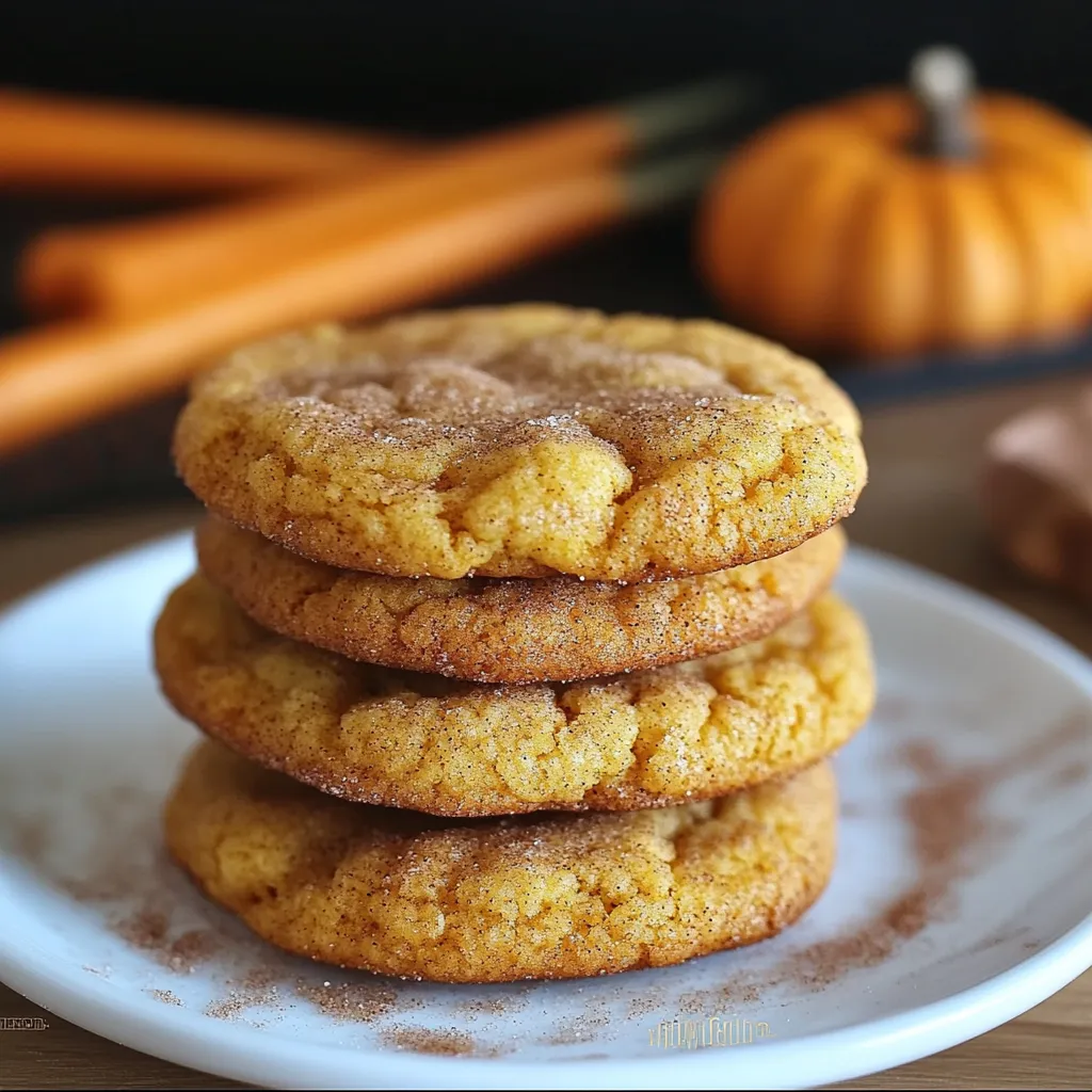 Soft and Chewy Pumpkin Snickerdoodles Recipe