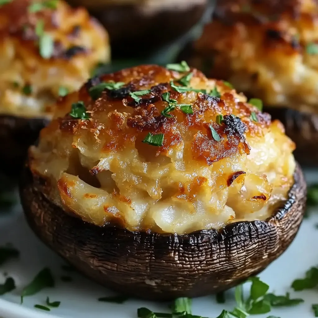 Easy Stuffed Mushroom Appetizer