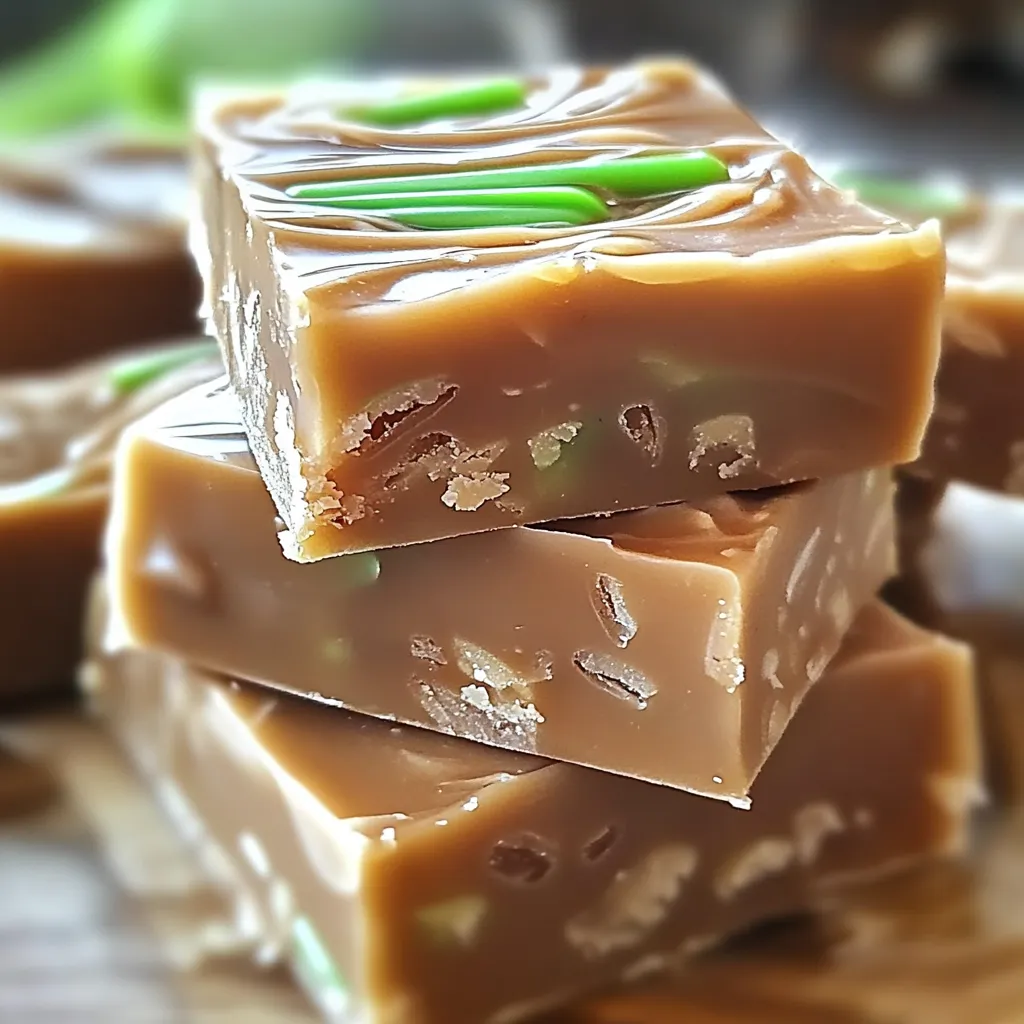 Apple caramel fudge
