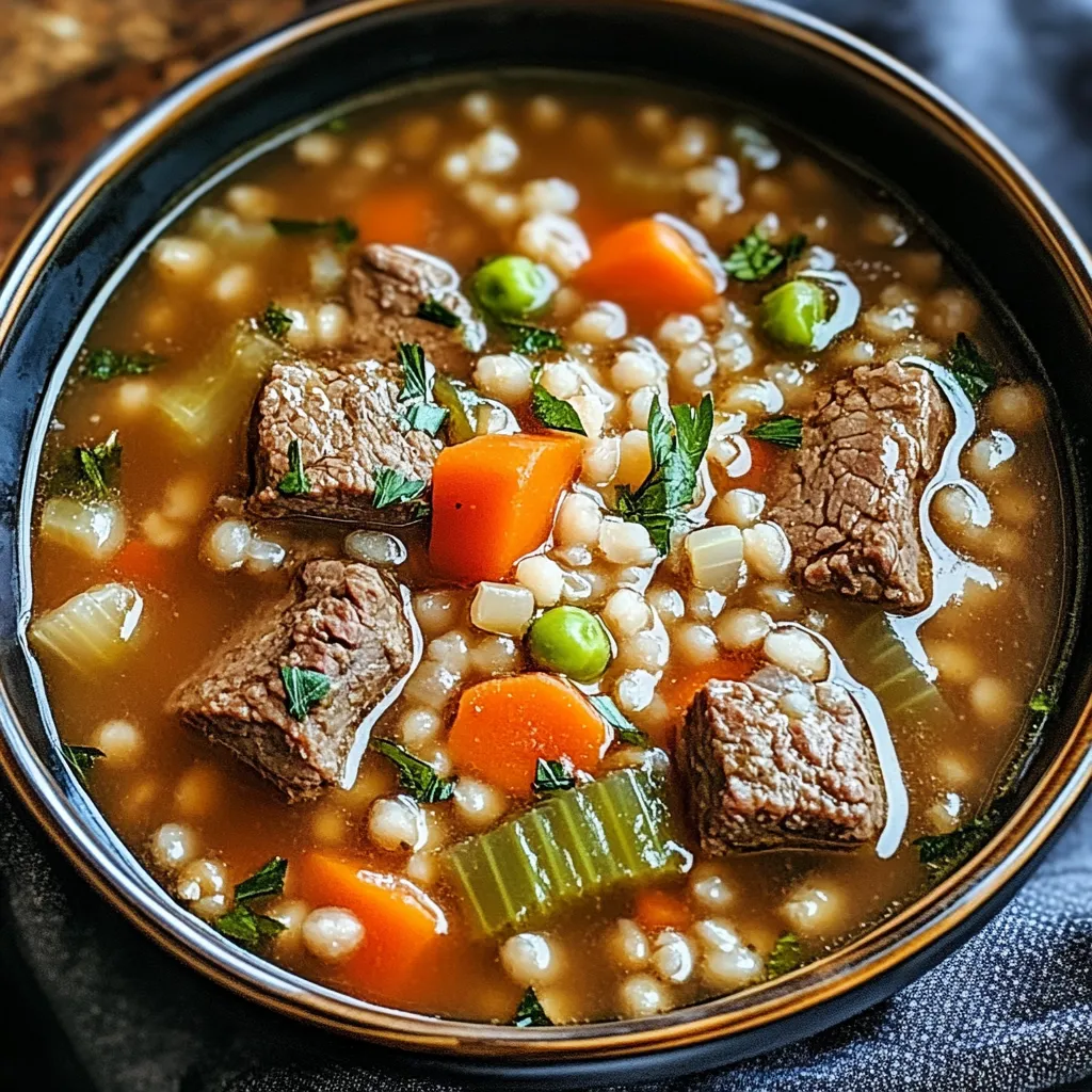 Beef barley recipe 