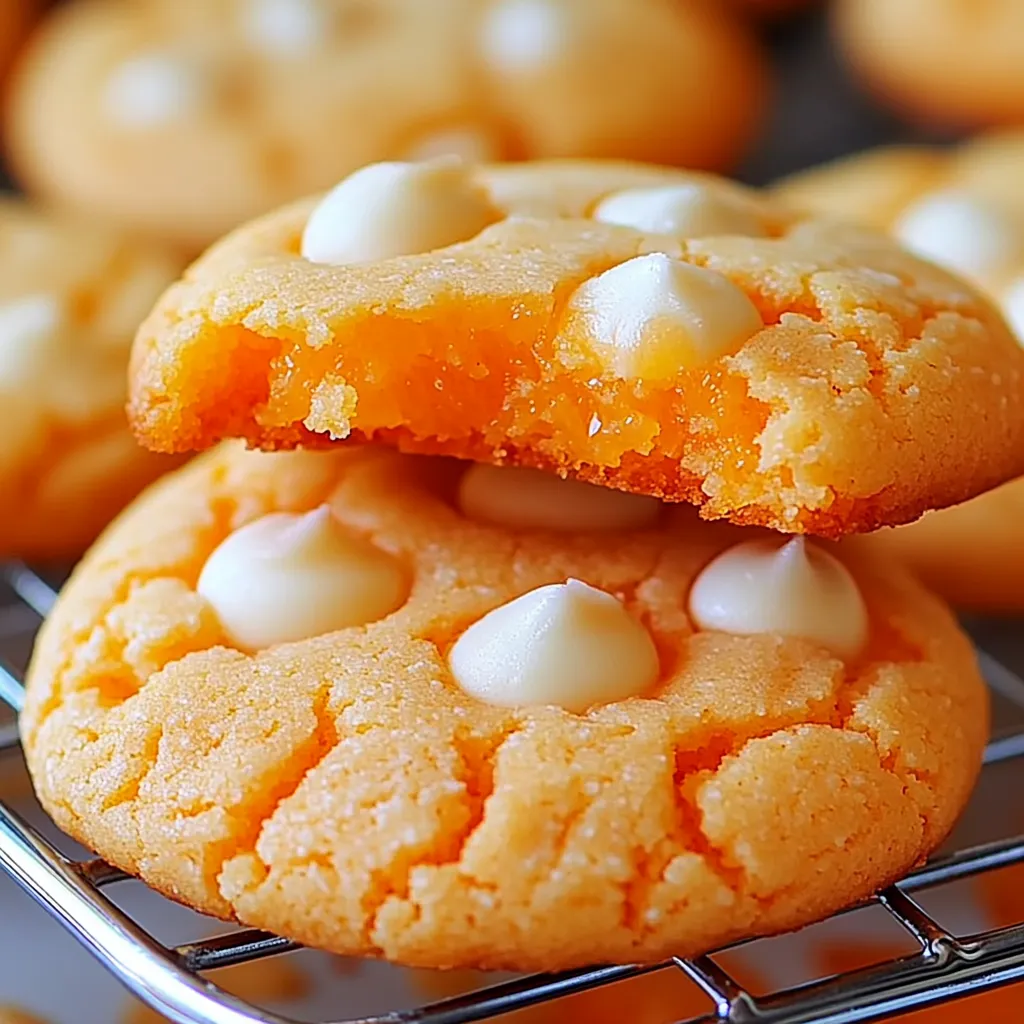 Orange creamsicle cookies
