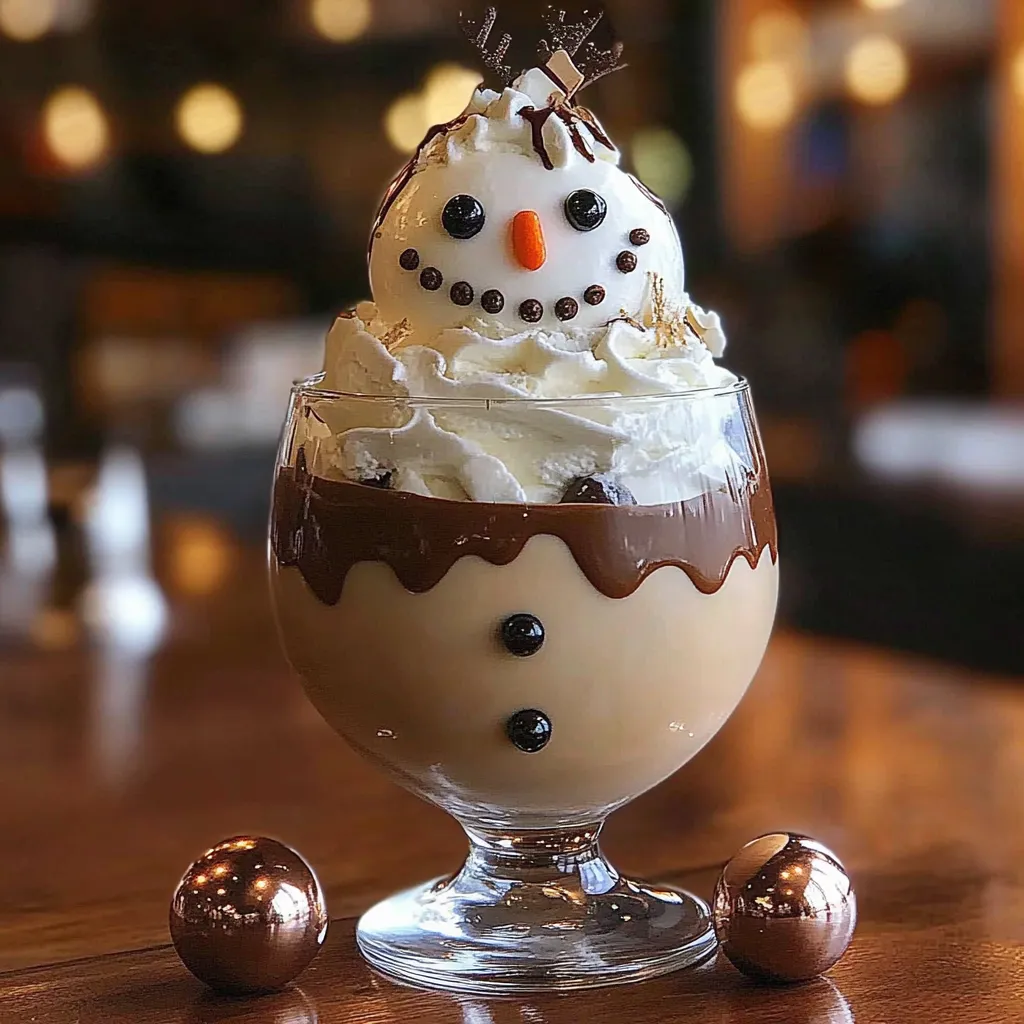 Dirty Snowman drink
