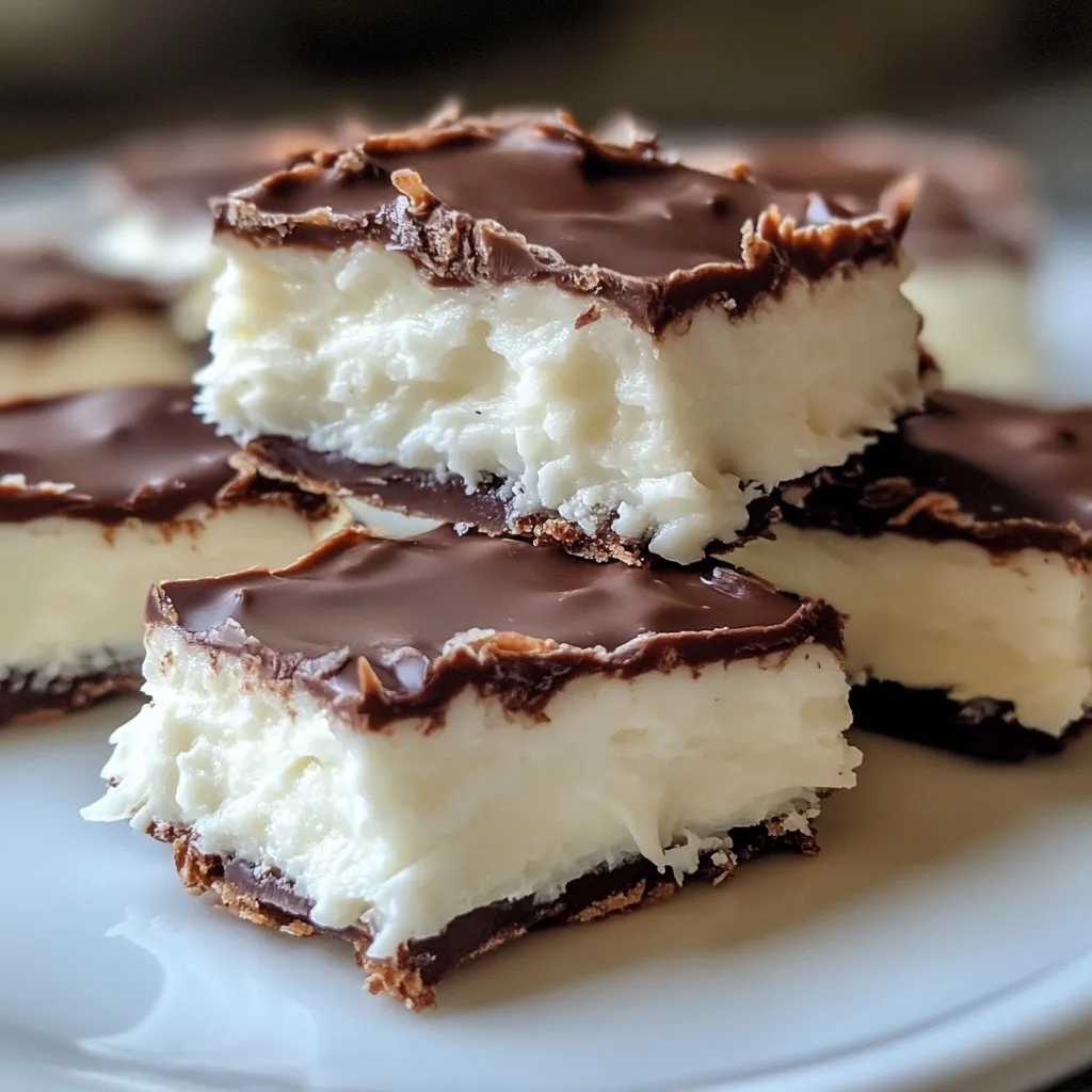 Easy coconut chocolate treats