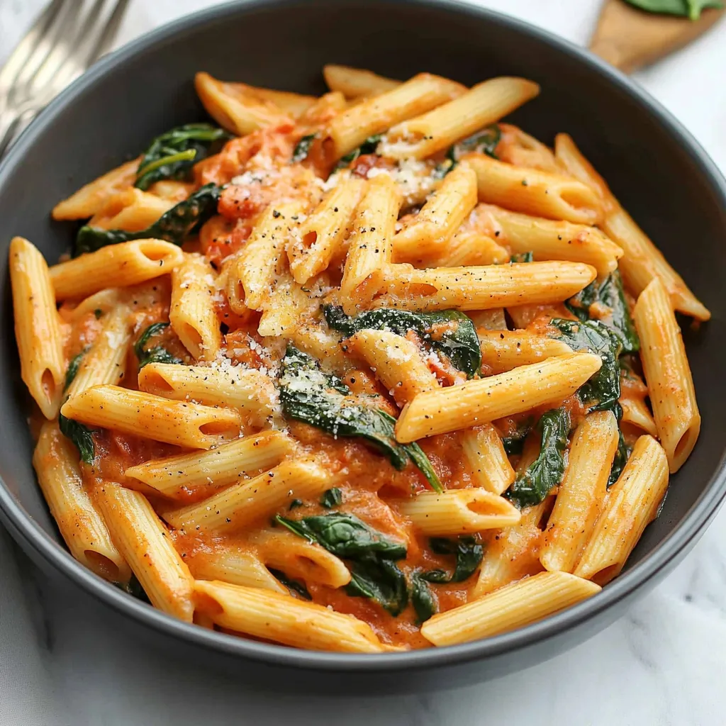 Tomato and Spinach Pasta