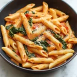 Creamy Tomato and Spinach Pasta